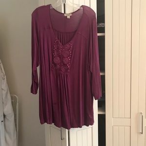 Plus size women’s knit top